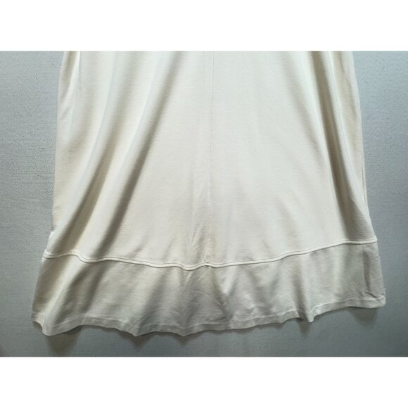 The Nines By Hatch Women’s Tank Dress Sleeveless Size XL Beige Stretch Back Zip - Picture 5 of 11
